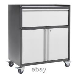 1 Drawer 2 Door Rolling Tool Chest Tool Box Tool Storage Cabinet with Lock & Key