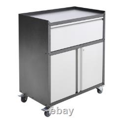1 Drawer 2 Door Rolling Tool Chest Tool Box Tool Storage Cabinet with Lock & Key