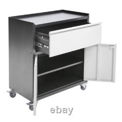 1 Drawer 2 Door Rolling Tool Chest Tool Box Tool Storage Cabinet with Lock & Key
