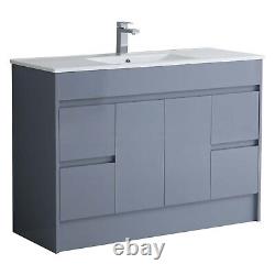 1200mm Bathroom Vanity Unit Basin Sink Large Cabinet & 4 Drawers 100% Waterproof