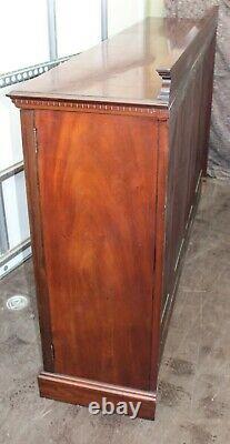 1920s Large 4 Door Mahogany Bookcase by Maple and Co