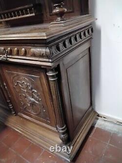 19th Century Large Dutch/Flemish Cabinet Walnut Antique Home Furniture