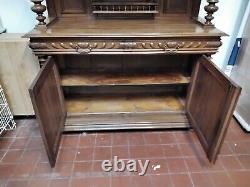 19th Century Large Dutch/Flemish Cabinet Walnut Antique Home Furniture