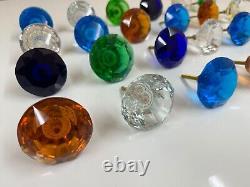 24 x Vintage Dutch Gem Stone Styled Large Drawer, Door, Cupboard Knobs