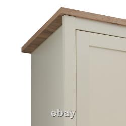 3-Piece Modern Bedroom Set Large Wardrobe Chest of Drawers Bedside Table