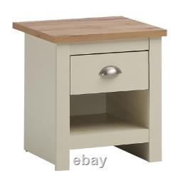 3-Piece Modern Bedroom Set Large Wardrobe Chest of Drawers Bedside Table