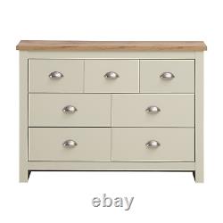 3-Piece Modern Bedroom Set Large Wardrobe Chest of Drawers Bedside Table