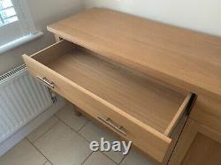 4 Door 2 Drawer large oak sideboard used Great Condition