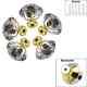 40mm Large Gold Clear Crystal Diamond Glass Door Knobs Cupboard Furniture Handle