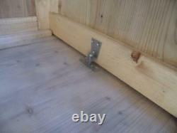 A Large Antique/Old Pine 2 Door 1 Drawer Knockdown Wardrobe to Wax/Paint