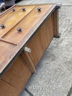Antique Oak Jacobean Tack Hall Kitchen Larder Cupboard Equestrian Drawers Press