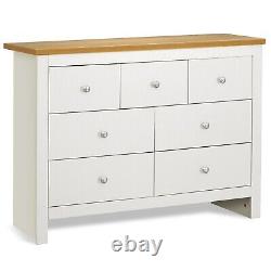 Arlington Chest of Drawer Bedside Cabinet Wood Modern Bedroom Furniture Storage