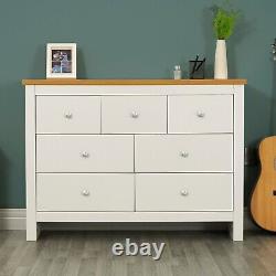 Arlington Chest of Drawer Bedside Cabinet Wood Modern Bedroom Furniture Storage