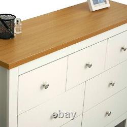 Arlington Chest of Drawer Bedside Cabinet Wood Modern Bedroom Furniture Storage