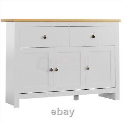 Arlington Sideboard 2 Drawer 3 Door Large Cabinet Cupboard MDF Furniture White