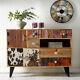 Artisan Limited Edition 4 Drawers 1 Shelf 1 Door with 2 Cabinet Large Sideboard