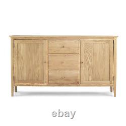 Askim Oak Large Sideboard 2 Door/ 3 Drawers Dining Room Wood Furniture