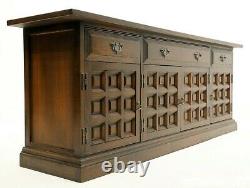 Beautiful Younger Toledo Large Wooden Spanish Inspired Oak Sideboard X-Condition