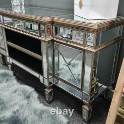 Belfry Large Venetian Mirror Antique Television Stand TV Unit Cabinet Furniture