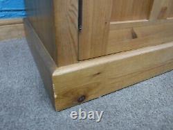 CHUNKY SOLID WOOD 2DOOR 2DOVETAILED DRAWER SIDEBOARD H93cm W125cm LARGE DEPTH