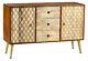 CNC Retro Mango Wood 3 Drawers and 2 Doors Large Sideboard Dining Room Furniture