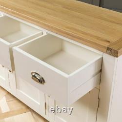 Cheshire Cream Painted Large 3 Drawer 3 Door Sideboard -EX-DISPLAY-WW37-F257