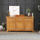 Cheshire Weathered Limed Oak Large 3 Drawer 3 Door Sideboard