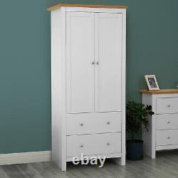 Chest of Drawers Wide Bedside Cabinet Wardrobe Wooden Bedroom Furniture Storage