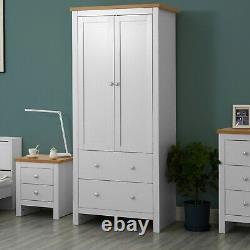 Chest of Drawers Wide Bedside Cabinet Wardrobe Wooden Bedroom Furniture Storage