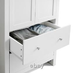 Chest of Drawers Wide Bedside Cabinet Wardrobe Wooden Bedroom Furniture Storage