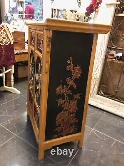 Chinese Hand Large Side Table Cupboard