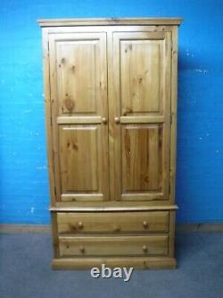 Chunky / Large / Wide / Solid Wood 2door Wardrobe 2dovetailed Drawers See Shop