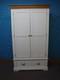 Chunky / Solid Wood / 2door / 1dovetailed Drawer Large Wardrobe -visit Warehouse