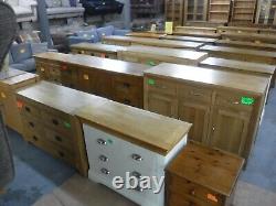 Chunky / Solid Wood / 2door / 1dovetailed Drawer Large Wardrobe -visit Warehouse