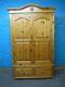 Chunky / Solid Wood / 2door / 2dovetailed Drawer Large Wardrobe -visit Warehouse