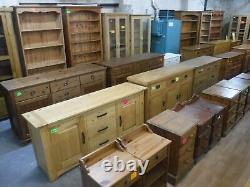 Chunky / Solid Wood / 2door / 2dovetailed Drawer Large Wardrobe -visit Warehouse