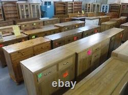 Chunky / Solid Wood / 2door / 2dovetailed Drawer Large Wardrobe -visit Warehouse