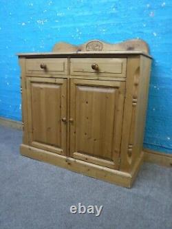 Chunky Solid Wood 2door 2dovetailed Drawer Sideboard Visit Our Large Warehouse