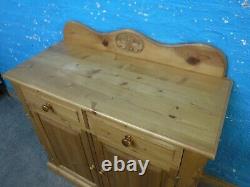 Chunky Solid Wood 2door 2dovetailed Drawer Sideboard Visit Our Large Warehouse