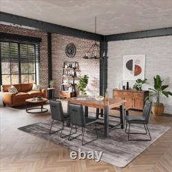 Clearance Urban Acacia Large Sideboard 3 Doors 3 Drawers Storage Ex-display