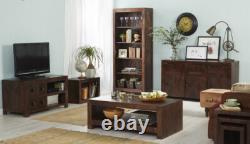 Contemporary Classic Design Mango Wood 3 Large Drawers & 1 Door Small Sideboard