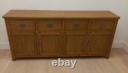 Cotswold Rustic Smoked Oak Extra Large Sideboard SLIGHT SECONDS-RC67-F957