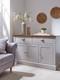 Crawford Large Sideboard Grey & Dark Oak Stylish and Functional Storage