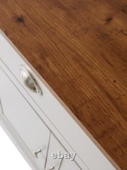 Crawford Large Sideboard Grey & Dark Oak Stylish and Functional Storage
