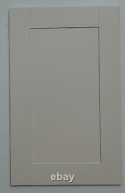 Cream Replacement Shaker Kitchen Cupboard Unit Doors & Drawers 85mm border frame