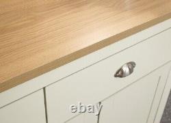 Cream and Oak 3 door 2 Drawer Large Sideboard Lancaster Range