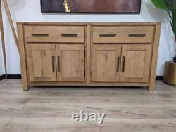 DFS Narelle Natural Oak Large 2 Drawer Sideboard RRP £799