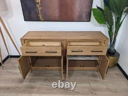 DFS Narelle Natural Oak Large 2 Drawer Sideboard RRP £799