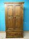 DOVETAILED CHUNKY LARGE SOLID WOOD 2DOOR 1DRAWER WARDROBE H195 x W107cm SEE SHOP