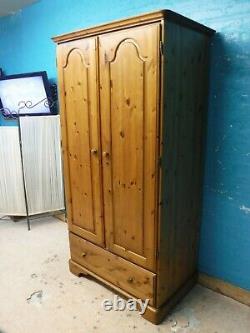 DOVETAILED DUCAL VICTORIA LARGE SOLID WOOD 2DOOR 1DRAWER WARDROBE see shop